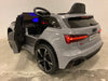 Audi RS6 accu kinderauto grijs