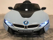 Elektrische kinderauto BMW i8 - 12 volt softstart 2.4G - blauw (6018058682526)