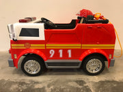 Brandweerwagen kind elektrisch twee persoons (5618693177502)