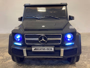 accu kinderauto Mercedes G63 6x6 4wd twee persoons mat zwart (4729596510343)
