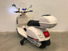Elektrische scooter kind Vespa GTS wit 12 volt (6092694749342)