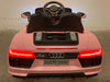 Audi R8 accu kinderauto roze