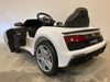 Audi R8 sport elektrische kinderauto wit