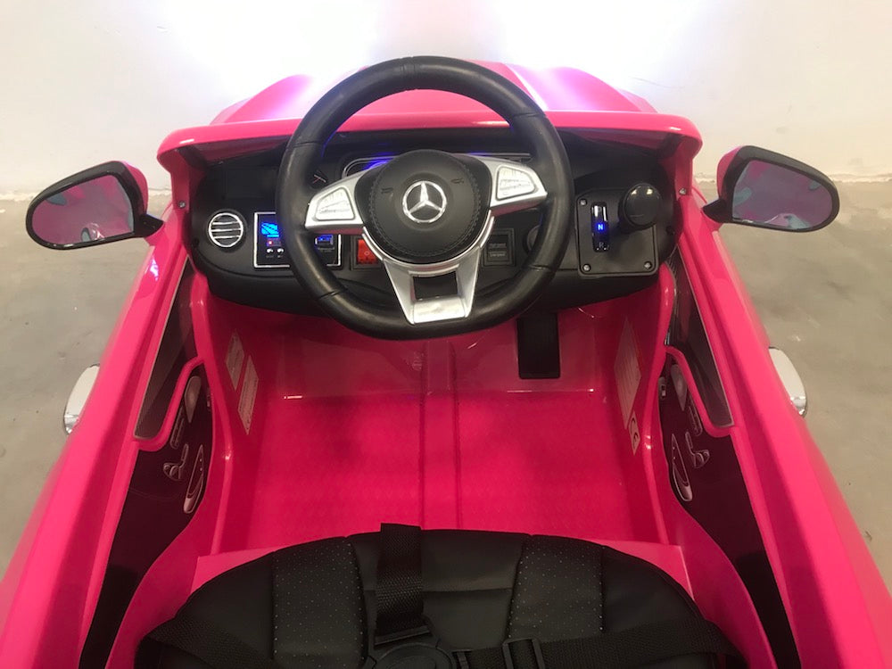 Baby auto kind Mercedes S63 roze (4755519701127)