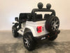 Elektrische auto kind Wrangler jeep 4x4 12 volt wit (6645867020446)