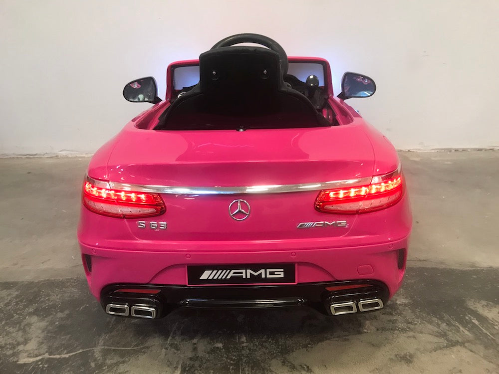 Bestuurbare auto kind Mercedes S63 roze (4755519701127)