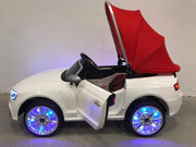 Baby auto kind Audi RS5 wit zonnedak (5696772800670)