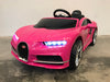 Bugatti Chiron elektrische kinderauto roze (5397116158110)
