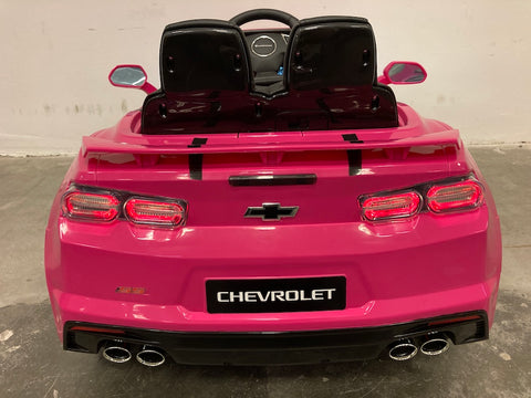 Chevrolet Camaro accu kinderauto roze
