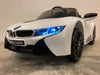 Elektrische kinderauto BMW i8 wit