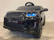 Elektrische kinderauto Landrover Discovery Sport zwart