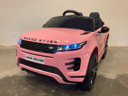 elektrische kinderauto Range Rover Evoque roze
