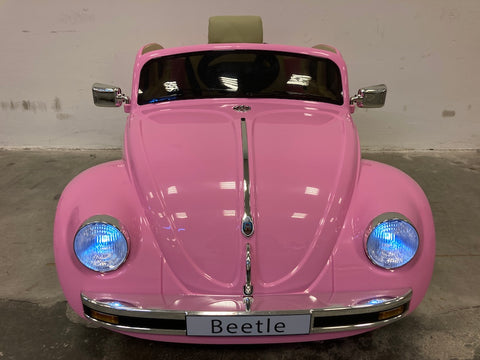 Elektrische kinderauto Volkswagen Kever roze