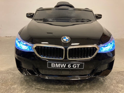 Elektrische auto kind BMW GT 6 12 volt zwart (5710764736670)