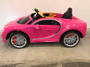 Accu kinderauto Bugatti Chiron roze (5397116158110)