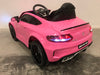 Accu kinderauto Mercedes C63 roze 12 volt (4553332129927)