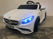 Elektrische auto kind Mercedes S63 wit (6035270369438)