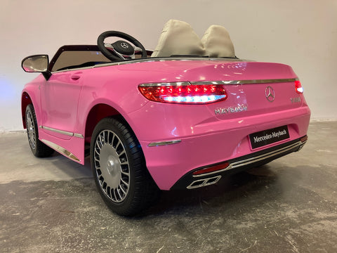 Mercedes S650 maybach kinderauto roze (4723469910151)