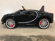 Accu kinderauto Bugatti Chiron 12 volt zwart (5267155714206)