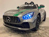 elektrische auto kind Mercedes GT 4 zilver 12 volt (4668263301255)