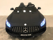 Accu kinderauto Mercedes GTR twee persoons mat zwart (4660188283015)