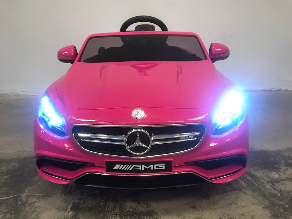 Elektrische auto kind Mercedes S63 roze (4755519701127)