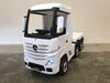 Elektrische kinder vrachtwagen met aanhanger Mercedes Actros wit (4760297439367)