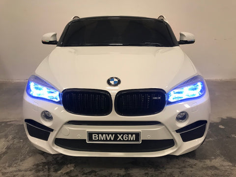 Elektrische kinderauto BMW X6 twee persoons wit (6128905158814)