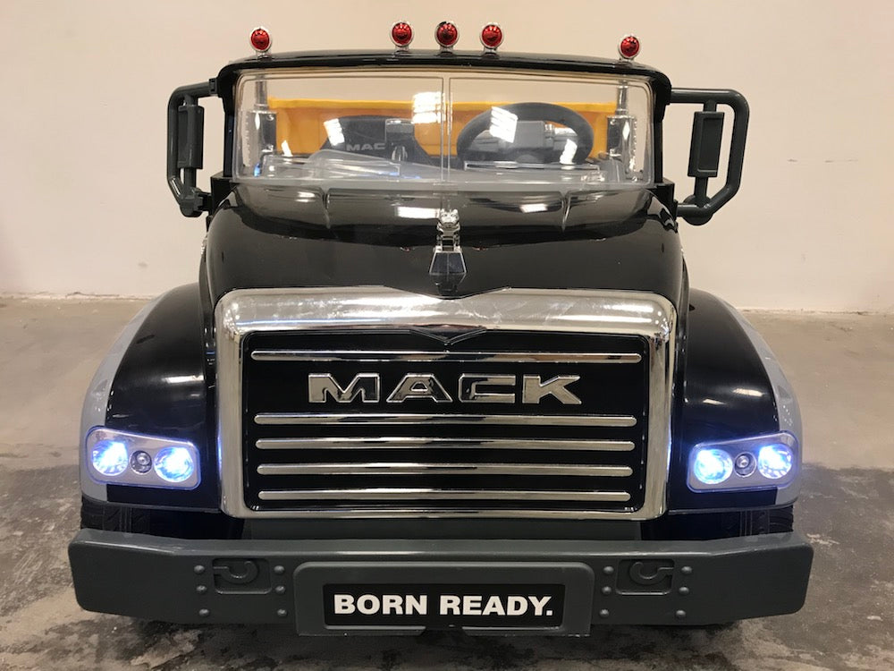 Elektrische auto kind Mack Truck vrachtwagen 12 volt twee persoons (4611157164167)