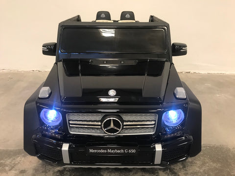 Mercedes G650 Elektrische kinderauto 1 persoons zwart