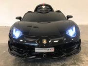 elektrische kinderauto Lamborghini aventador svj zwart (6665930932382)