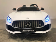 Elektrische kinderauto Mercedes GTR twee persoons wit (6550161719454)