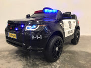Elektrische kinderauto politie met sirene en megafoon (4738984280199)