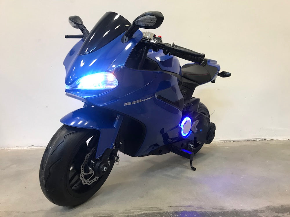 Elektrische kindermotor mini bike 24 volt blauw (6601826697374)
