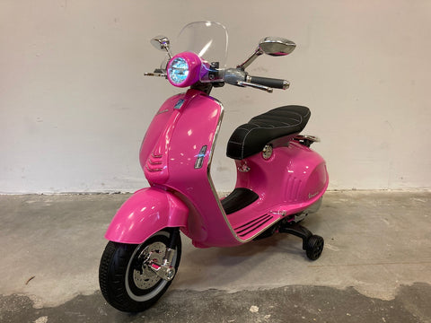 Elektrische kinderscooter Vespa 946 roze (6857512485022)