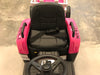 Tractor kinder elektrisch met aanhanger roze (6081084096670)