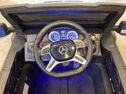 Kinderauto elektrisch Mercedes G63 mat zwart 6x6 achterzit (4729908363399)