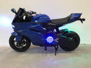 Accu kindermotor mini bike 24 volt blauw (6601826697374)