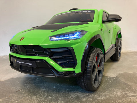 Lamborghini Urus elektrische kinderauto groen