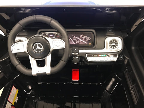 Baby auto Mercedes G63 twee persoons kinderauto elektrisch zwart (6006208463006)