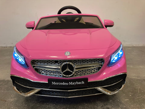 Mercedes S650 maybach elektrische kinderauto roze (4723469910151)