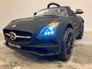 Mercedes SLS elektrische auto kind mp4 mat zwart (6734039515294)