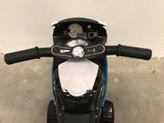 Kindermotor mini BMW S1000 RR - kinder trike elektrisch 6 volt blauw (4747406704775)