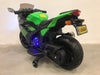 Kindermotor type kawasaki Ninja 12 volt groen (6546715869342)