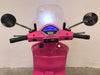 Kinder Vespa GTS scooter roze windscherm koffer 12 volt (4556059345031)