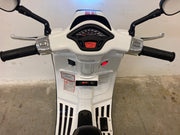 Vespa Sprint accu kinderscooter wit