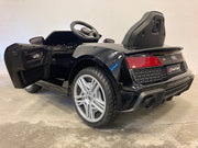 Audi R8 sport elektrische kinderauto zwart
