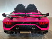 Kinder auto Lamborghini Aventador SVJ roze