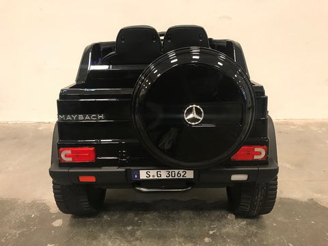 Kinderauto Mercedes G650 Maybach zwart