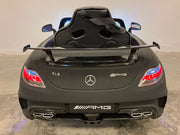 bestuurbare auto kind Mercedes SLS mat zwart mp4 (6734039515294)